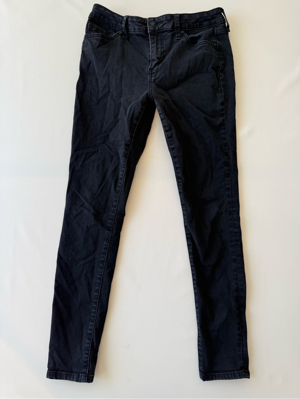 Joe’s Jeans Black Gray Skinny Stretch Jeans Size 28